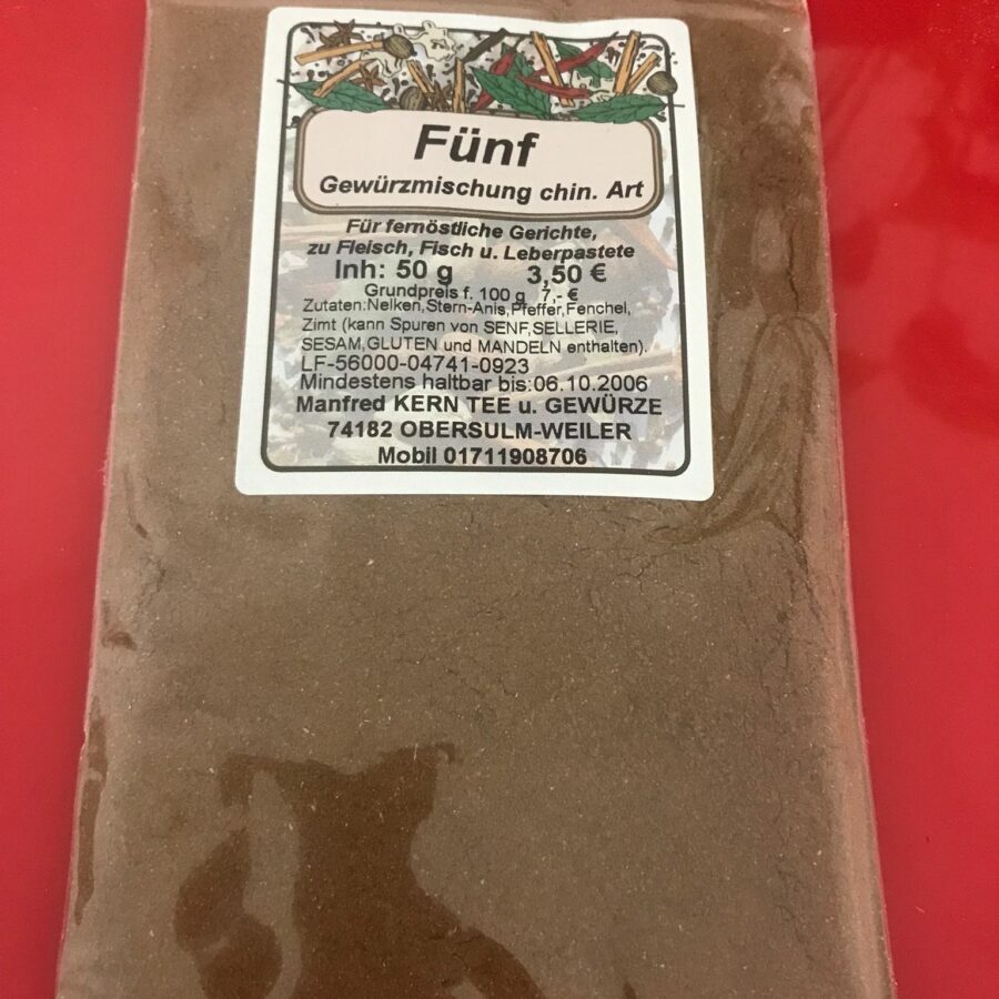 Fünf - Gewürzmischung chin. Art